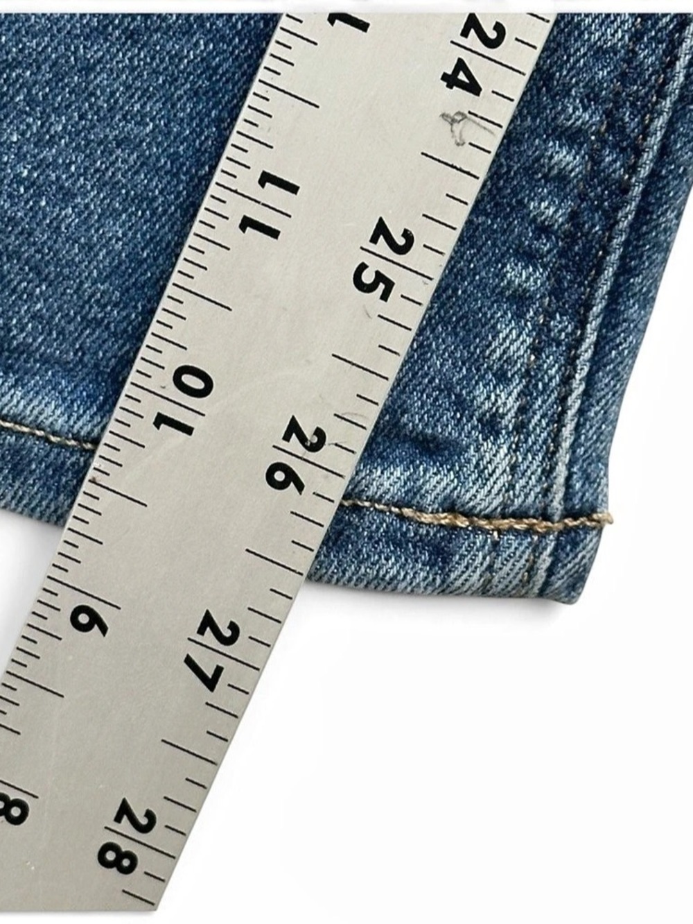 American Eagle Mom Jean Women 16 Regular High Rise Stretch Medium Wash Jeans - Picture 11 of 11